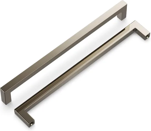 Miniatura 53 de Hickory Hardware - HH075326-BGB - Manija de la colección Skylight, 3 pulgadas de centro a centro, latón dorado cepillado.