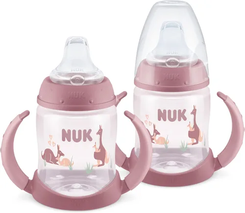Miniatura 13 de NUK First Choice - Vaso para aprender 2.0, 5 onzas, con asas, a prueba de derrames, a prueba de fugas, vaso con popote suave, paquete de 2