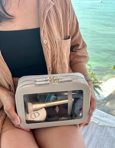 Miniatura 2 de JAZD Bolsa de cosméticos transparente para mujer