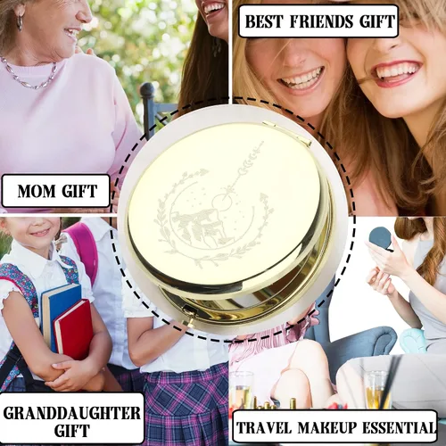 Miniatura 7 de CMNIM Fantasy Book Gift Mirror Book Lover Merchandise Jewelry Book Series Espejo de maquillaje compacto para Book Nerd