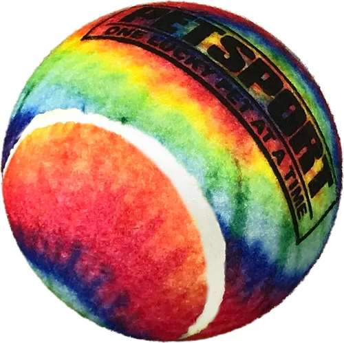 Miniatura 7 de PetSport Pelota de tenis chirriante para perros Paquete de 3 pelotas pequeñas (1.8 pulgadas) seguras para mascotas y bolas de goma extra gruesas