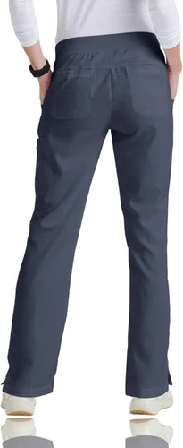 Miniatura 2 de Grey's Anatomy - Pantalón de uniforme médico de frente plano, con 6 bolsillos, para mujer