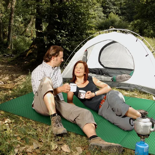 Miniatura 9 de REDCAMP Almohadillas de espuma plegable para acampar para dormir, almohadilla impermeable de espuma de celda cerrada para dormir mientras acampas