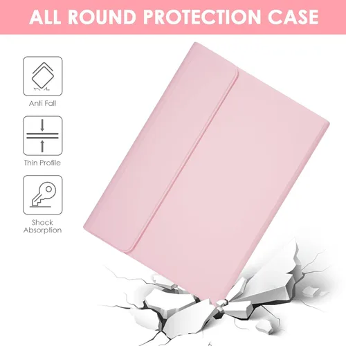 Miniatura 6 de LAMA Funda con teclado para Samsung Galaxy de 11 pulgadas Tab A9 Plus 2023/Tab A11 Plus 2025 con ratón, retroiluminación de 7 colores, funda