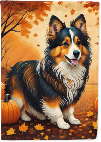 Miniatura 54 de Caroline's Treasures DAC1001GF Affenpinscher - Bandera decorativa para jardín de otoño, decoración para patio exterior, patio, parterres