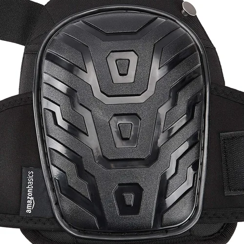 Miniatura 2 de Amazon Basics Rodilleras profesionales con cojín de gel - 1 par, color negro