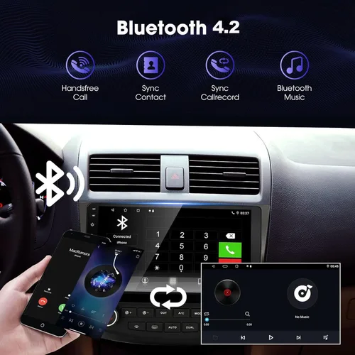 Miniatura 7 de Para Honda Accord 7th 2003-2007 Android Car Stereo, Carplay integrado y Android Auto, pantalla táctil capacitiva de 10 pulgadas, unidad