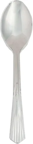 Miniatura 6 de Efavormart - Paquete de 125 cucharas de plástico resistente Chambury de 7 pulgadas, cubiertos de plástico para bodas, cumpleaños, ocasiones de lujo
