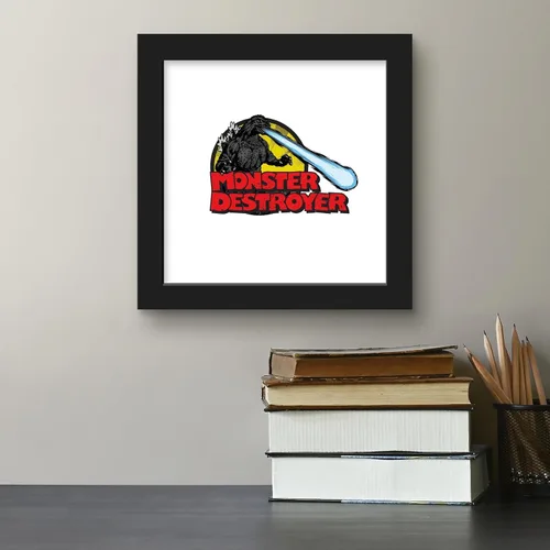 Miniatura 4 de Trends International Gallery Pops Godzilla - Póster de pared de destructor de monstruos, 12.00 x 12.00 pulgadas, versión de marco negro