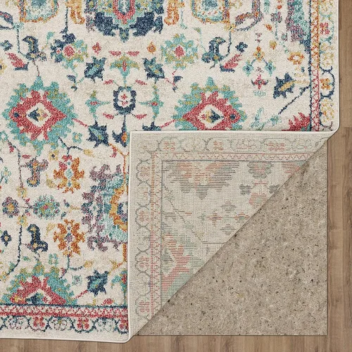 Miniatura 8 de Mohawk Home Grove Elms - Alfombra floral bohemia de 7 pies 10 pulgadas x 10 pies, perfecta para sala de estar, comedor, oficina Beige