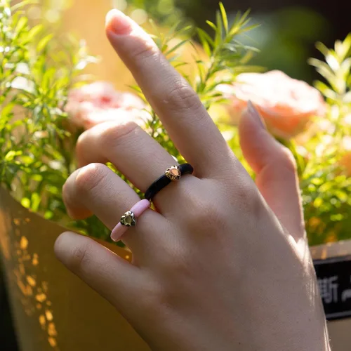 Miniatura 14 de Zollen Anillos de silicona para mujer, 1/3 paquetes de alianzas de boda de silicona, forma de flor, anillos de goma, colección de flores para mujer