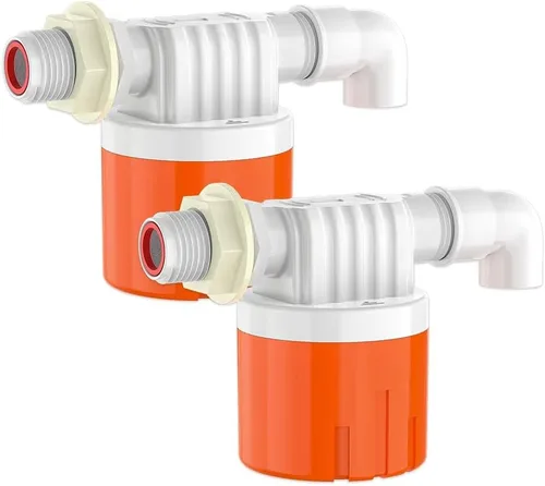 Miniatura 5 de Válvula de bola flotante para tanque de agua, bebedero automático con válvula flotante de control de nivel de agua Aqua Pulse para piscina