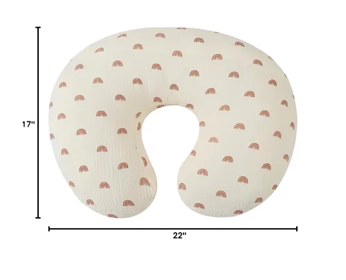 Miniatura 7 de Onacosht Funda de Almohada de Lactancia de Muselina Suave 100% Algodón Funda de Almohada de Alimentación se Adapta a la Almohada de Lactancia