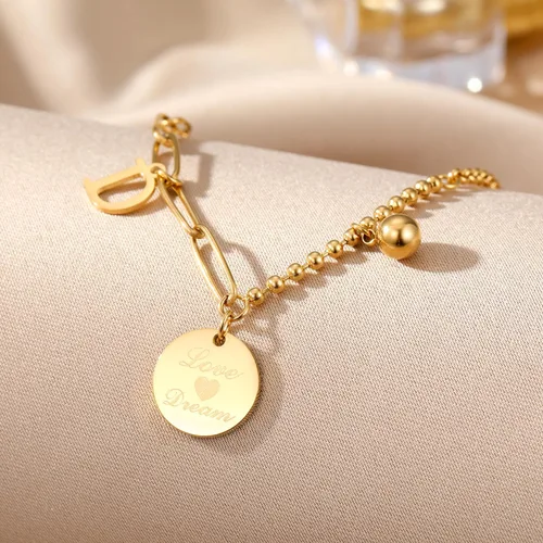 Miniatura 5 de Delicadas pulseras apilables chapadas en oro de 14 quilates, ajustables, de oro y plata, pulseras de cadena en capas ajustables y lindas pulseras