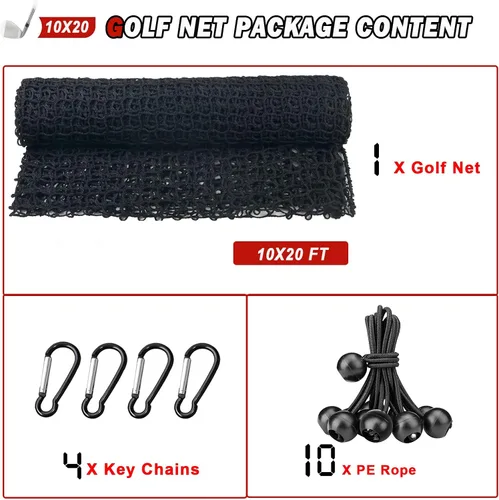 Miniatura 6 de Red Deportiva, Red de Bola Resistente, Red de Bola DIY para Golf, Béisbol, Hockey, Fútbol
