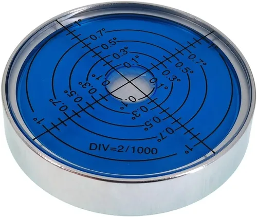 Miniatura 10 de 6'/0.079 in Punto de alta precisión Nivel Universal Burbuja Metal Bubble Water Leveler Cross Gauge Pequeño Hogar (negro verde)