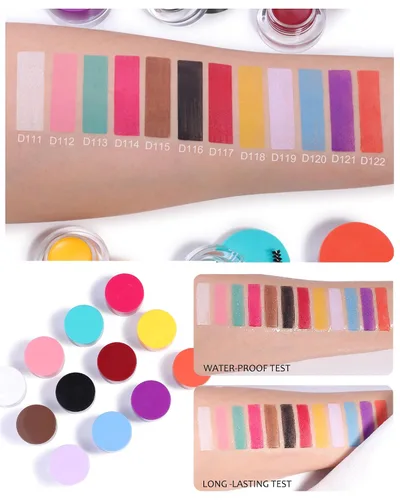 Miniatura 4 de Olla delineador de ojos de gel mate impermeable, gel de cejas color crema de larga duración, pigmentos de alta intensidad a prueba de manchas