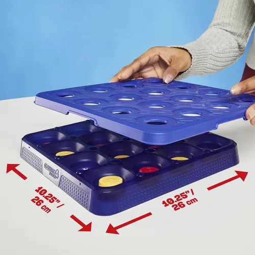 Miniatura 7 de Connect 4 Frenzy Game Discos de rebote 4 The Win Juegos de fiesta familiar para niños, adolescentes y adultos A partir de 8 años 2 a 6