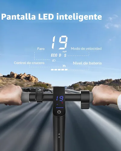 Miniatura 5 de VOLPAM Adult Electric Scooter, 250W/350W/500WMotor, 8.5"/10" Solid Tires, 10/19/22Mph, 32/28/23/21/18/16/10Miles Max Range, Dual Braking
