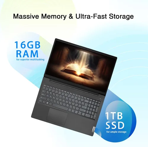 Miniatura 4 de Lenovo Laptop empresarial V15 Procesador Intel Pentium N6000 de 4 núcleos 15.6 FHD (1920 x 1080) 16 GB de RAM SSD PCIe de 1 TB Durabilidad