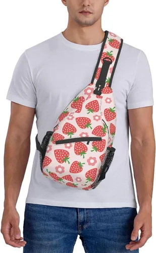 Miniatura 8 de Bolso bandolera para mujeres y hombres, mochila de viaje para senderismo, bolsa cruzada para el hombro, bolsa de pecho, casual, mochila deportiva