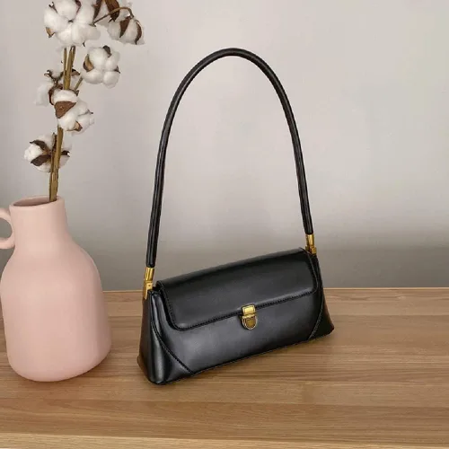 Miniatura 2 de Pequeño bolso de hombro de embrague para las mujeres mini bolso de mano de cuero con cierre de hebilla