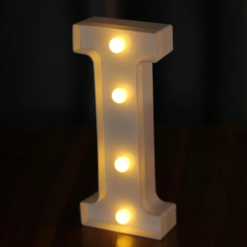 Miniatura 29 de Letras Iluminadas, Luces de Letras LED 26 del Alfabeto, Letra Iluminada Decorativa, Letras de Marquesina LED que Funcionan con Pilas para Fiesta
