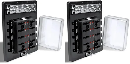Miniatura 9 de Caja de fusibles con iluminación LED de 6 vías con cubierta, OLS PSZACCEPS051H