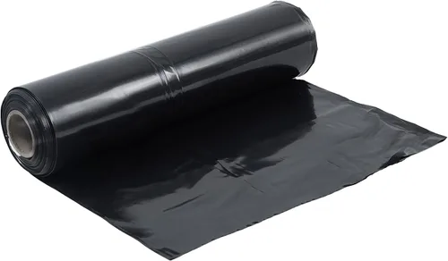 Miniatura 10 de CAPHAUS Láminas de plástico negro de 4 mil, 3 x 100 pies, resistente al agua, lona multiusos