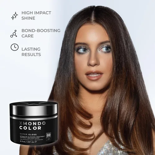 Miniatura 4 de XMONDO Hair Tratamiento Super Gloss de Brillo Intensivo Infundido con Tecnología Bond Booster para Aumentar el Brillo y Ácido Hialurónico