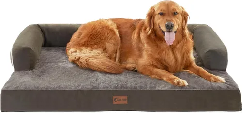 Miniatura 19 de Camas Ortopédicas para Perros de Tamaño Grande, Espuma de Celdas Impermeables tipo Huevera, Camas tipo Sofá para Perros Medianos para Jaula 35x22