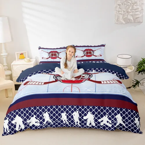 Miniatura 19 de Funda de edredón con estampado de extraterrestre, juego de ropa de cama de nave espacial para niños y niñas, decoración de habitación