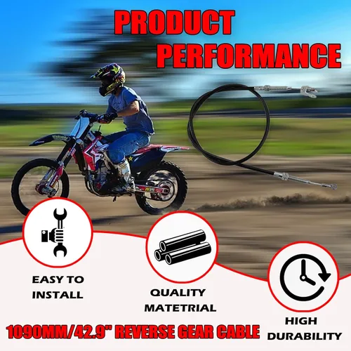 Miniatura 4 de DEHE 965.2mm/38" Cable de engranaje inverso 110cc 125cc Quad Dirt Bike ATV Dune Buggy Go Kart
