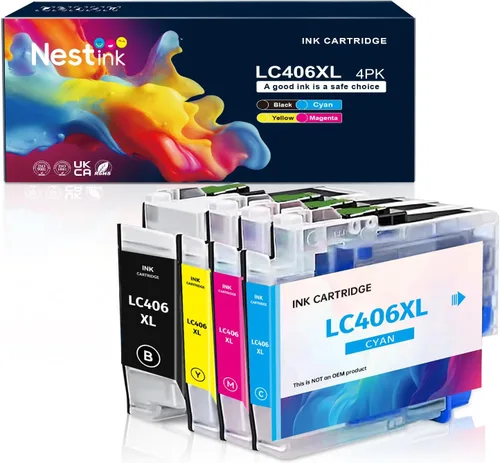 LC406 LC406XL Cartuchos de tinta para impresora Brother 406XL LC 406 XL para MFC-J4335DW MFC-J5855DW MFC-J6555DW MFC-J4535DW MFC-J6955DW MFC-J4345DW
