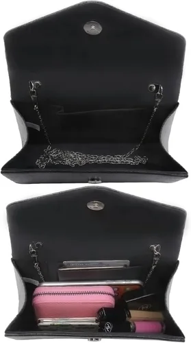 Miniatura 105 de Dasein Bolso de noche para mujer, embragues de fiesta, bolsos de boda, cóctel, baile de graduación, bolsos con purpurina esmerilada