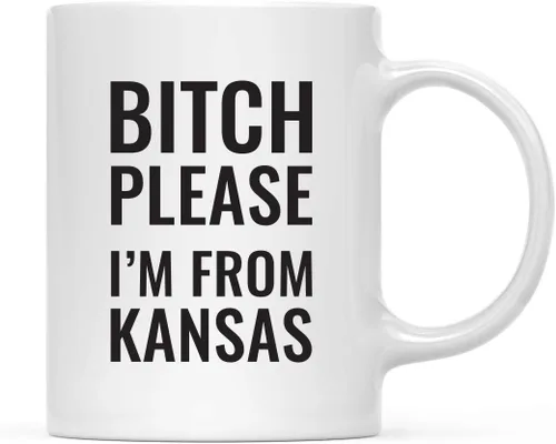 Miniatura 81 de Andaz Press Taza de café de 11 onzas, regalo de broma, Bitch Please I'm from Alabama, paquete de 1, incluye caja de regalo, divertidas ideas