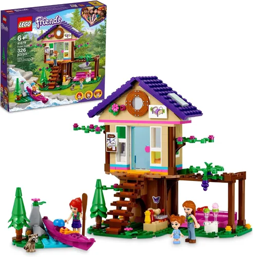 LEGO Friends Forest House 41679 Kit de construcción; juguete de bosque con una casa en el árbol; gran regalo para niños que aman la naturaleza;