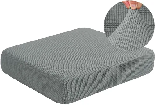 Miniatura 13 de Funda de cojín elástica de elastano para 1 plaza, funda de cojín impermeable para sofá, funda de cojín de repuesto suave y flexible, funda elástica
