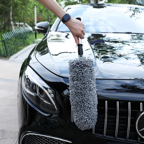 Miniatura 2 de upra Kit de plumero de automóvil, el mejor plumero multiusos de microfibra, herramientas de limpieza interior y exterior, cepillo de detalles