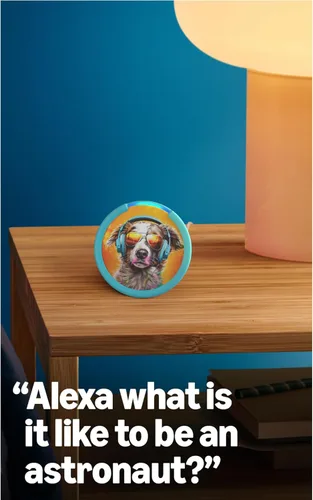 Miniatura 5 de Amazon Echo Pop Kids (modelo más reciente), Disfruta audiolibros apropiados para su edad, juegos interactivos y experiencias Alexa+ para crear