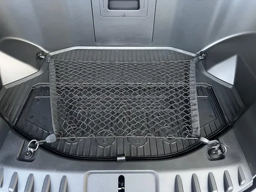 Miniatura 4 de Floor Style - Red de carga elástica para Ford F-150 Lightning 2022-2025 - Organizador y almacenamiento de Frunk de alta calidad - Red de equipaje