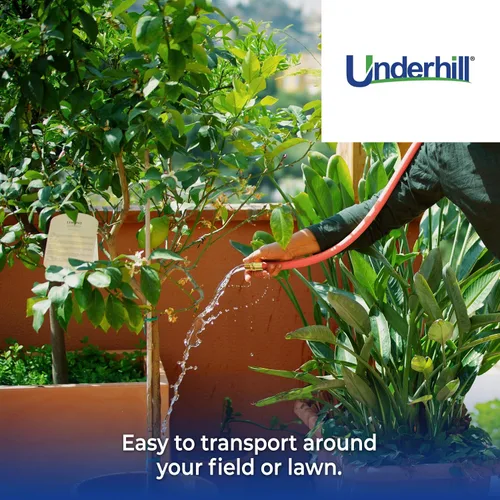 Miniatura 5 de Underhill UltraMax Manguera de agua comercial para jardín, 100 pies, goma, flexible, antitorceduras, 200 psi WP, 800 psi BP, H10-100, 1 pulgada x