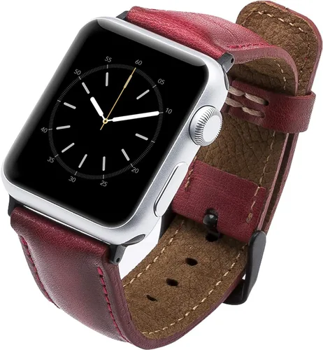 Miniatura 26 de Tuscany - Correa de reloj de cuero prémium para Apple Watch Series 11, 10, 1.654 in, Series 9, 8, 7, 6, 5, 4, 3 y SE 3/2/1 de 1.614 pulgadas, 1.575