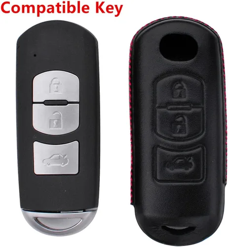Miniatura 2 de Funda de silicona suave para llavero Mazda 2 3 5 6 8 CX3 CX4 CX5 CX7 CX9 MX5 Miata para Toyota Yaris para Scion iA TPU Case, Negro - piel