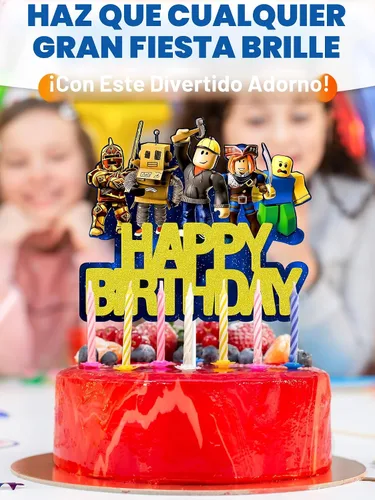 Miniatura 7 de Decoración para Tarta de Videojuego - Decoración de Tarta de Juego de Cartón Brillante para Jugadores, Diseño Llamativo, Instalación Firme y Fácil