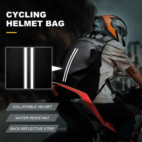 Miniatura 5 de Mochila para Casco de Motocicleta, Mochilas Impermeables para Montar para Hombres, Accesorios para Motocicletas, Bolsas de Montar en Moto, Mochilas