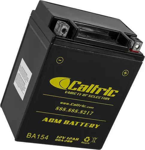 Miniatura 5 de Caltric Agm - Batería compatible con Honda Ft500 Ft-500 Ascot 500 1982 1983
