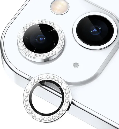Miniatura 55 de Protector de Lente de Cámara Bling para iPhone 17 Pro / 17 Pro Max, Anillo de Metal con Diamante Individual con Dureza 9H, Protector de Pantalla