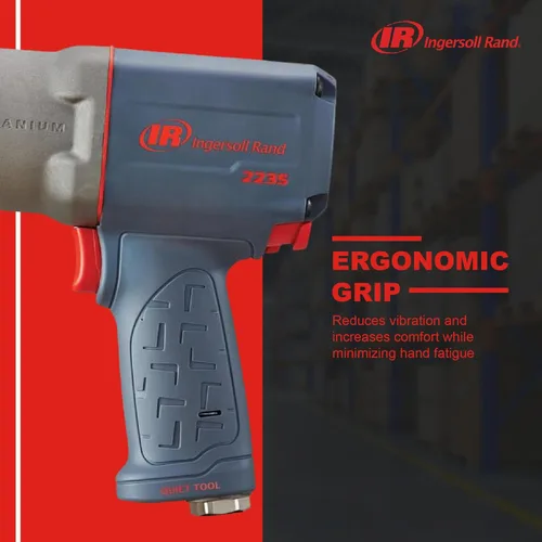 Miniatura 5 de Ingersoll Rand 2235QTiMAX Llave de impacto neumática de transmisión de 1/2 pulgada con tecnología silenciosa
