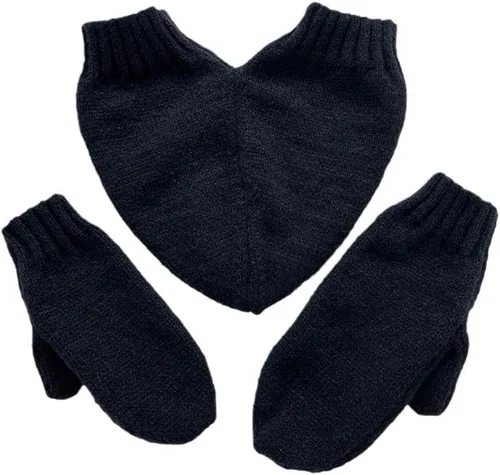 Guantes de invierno de punto para parejas, guantes cálidos de punto con diseño de mano para parejas, guantes de dedo completo para parejas, guantes